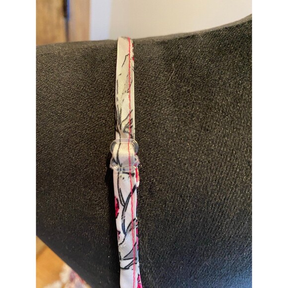 Adonna Lingerie Spagetti Strap Nightgown Pink Print Silky Feel Size Large Sexy - Picture 7 of 10